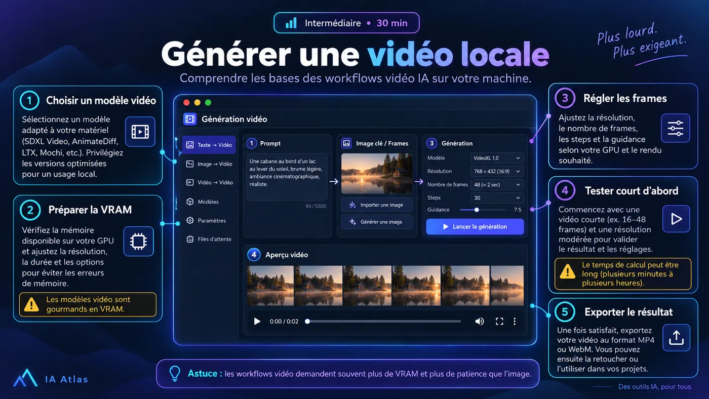 Générer une vidéo locale