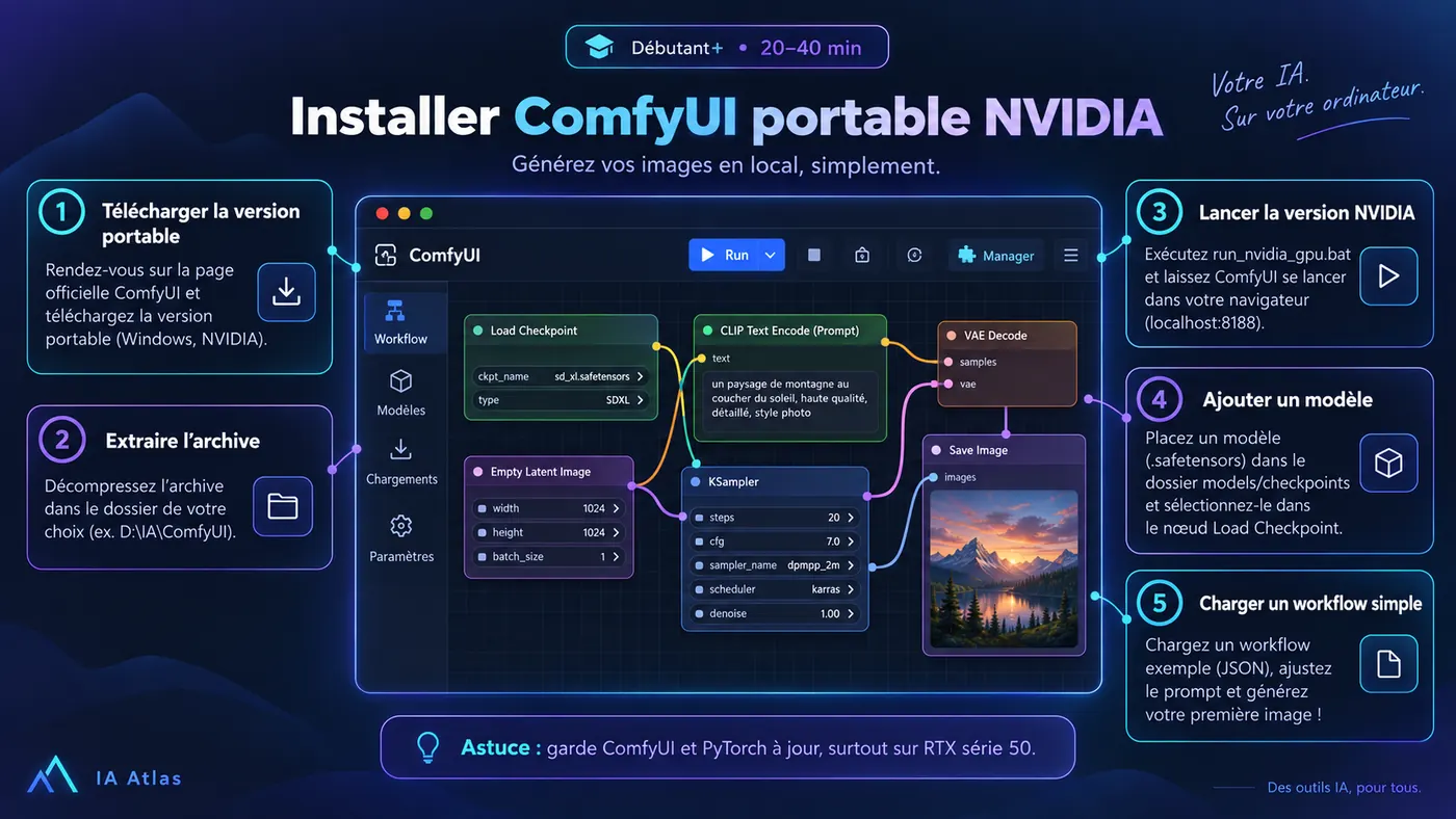 Installer ComfyUI (NVIDIA)